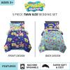 imageFranco Kids Bedding Super Soft Comforter and Sheet Set with Sham 7 Piece Full Size PokemonSpongebob Squarepants