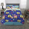 imageFranco Kids Bedding Super Soft Comforter and Sheet Set with Sham 7 Piece Full Size PokemonSpongebob Squarepants