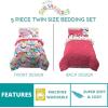 imageFranco Kids Bedding Super Soft Comforter and Sheet Set with Sham 7 Piece Full Size PokemonSquishmallows