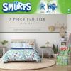 imageFranco Kids Bedding Super Soft Comforter and Sheet Set with Sham 7 Piece Full Size PokemonThe Smurfs  Blue Original