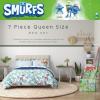 imageFranco Kids Bedding Super Soft Comforter and Sheet Set with Sham 7 Piece Full Size PokemonThe Smurfs  Blue Original