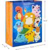 imageHallmark Pokmon Wrapping Paper Rolls  Pikachu Charmander Bulbasaur Gift Wrap Paper Set of 3 Rolls 60 sq ft ttl for Birthday Kids Parties Gamers Christmas Presents1 Count Pack of 4