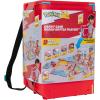 imageJazwares Pokmon Carry Case Beach Battle Playset  Portable Transforming Backpack Playset with Action Features and 2inch Pikachu Battle Figure
