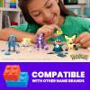 imageMEGA Pokemon Building Toys Set Trainer 8 Pack with 189 Pieces 8 Articulated and Poseable Characters 2 Inches Tall for Kids