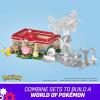imageMEGA Pokmon Building Toys Set Forest Pokmon Center with 648 Pieces 4 Poseable Characters for KidsMulticolored