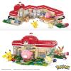 imageMEGA Pokmon Building Toys Set Forest Pokmon Center with 648 Pieces 4 Poseable Characters for KidsMulticolored