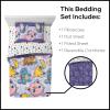 imageNORTHWEST Pokemon Full Sized Bed in a Bag Set Pikachu Eevee Anime Bedding for Girls Boys Light and SweetFriendly Battle