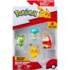 imagePokmon Paldea Battle Figure 4 Pack  Features 2Inch Pikachu Fuecoco Sprigatito and Quaxly Battle Figures