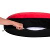 imagePokmon Poke Ball Pillow Pet Bed  30Inch Pet Bed with Machine Washable Removable Cover and Grip Dots