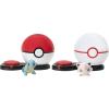 imagePokmon Pokmon Game with Squirtle and Jigglypuff  2 Surprise Balls  6 Attack Disks  Toys for Kids Fans
