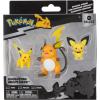 imagePokmon Select Evolution 3 Pack  Features 2Inch Squirtle 3Inch Wartortle amp 45Inch Blastoise Battle Figures  Authentic DetailsStyle 6