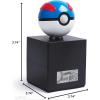 imageThe Wand Company Original Pok Ball Authentic Replica  Realistic Electronic DieCast Pok Ball with Display Case Light Features  Officially Licensed by PokmonGreat Ball