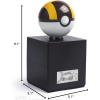 imageThe Wand Company Original Pok Ball Authentic Replica  Realistic Electronic DieCast Pok Ball with Display Case Light Features  Officially Licensed by PokmonUltra Ball