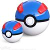 imageThe Wand Company Pokmon Trainer Mini Pok Ball Range of Authentic Replicas  Realistic Electronic DieCast Pok Ball with Display Stand Light FeaturesMini Great Ball