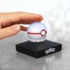 imageThe Wand Company Pokmon Trainer Mini Pok Ball Range of Authentic Replicas  Realistic Electronic DieCast Pok Ball with Display Stand Light FeaturesMini Premier Ball