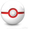 imageThe Wand Company Pokmon Trainer Mini Pok Ball Range of Authentic Replicas  Realistic Electronic DieCast Pok Ball with Display Stand Light FeaturesMini Premier Ball
