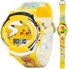 imageAccutime Kids Pokemon Digital LCD Quartz Watch for Boys Girls and Adults All AgesPikachu Yellow