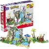 imageMEGA Pokmon Building Toys Set Jungle Voyage with 1362 Pieces 4 Articulated and Poseable Characters and Environment for KidsJungle Voyage
