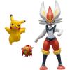 imagePokmon Battle Figure 2 Pack  Features 45Inch Cinderace and 2Inch Pikachu Battle Figures with Accessory  Amazon Exclusive