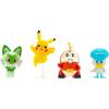 imagePokmon Paldea Battle Figure 4 Pack  Features 2Inch Pikachu Fuecoco Sprigatito and Quaxly Battle Figures