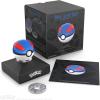 imageThe Wand Company Pokmon Trainer Mini Pok Ball Range of Authentic Replicas  Realistic Electronic DieCast Pok Ball with Display Stand Light FeaturesMini Great Ball