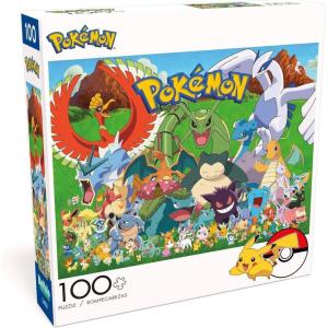 imageBuffalo Games  Pokmon Fan Favorites  100 Piece Jigsaw Puzzle for Families  Premium Pokmon Puzzle for All Skill Levels  Finished Size 1500 x 1100
