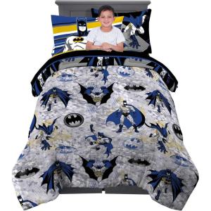 imageFranco Kids Bedding Super Soft Comforter and Sheet Set with Sham 7 Piece Full Size PokemonBatman