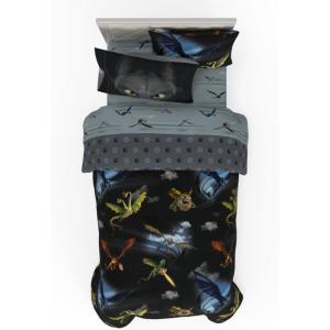 imageFranco Kids Bedding Super Soft Comforter and Sheet Set with Sham 7 Piece Full Size PokemonHow to Train Your Dragon