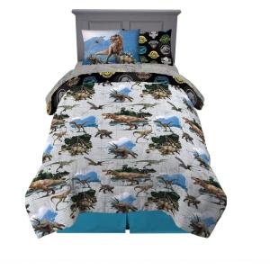 imageFranco Kids Bedding Super Soft Comforter and Sheet Set with Sham 7 Piece Full Size PokemonJurassic World