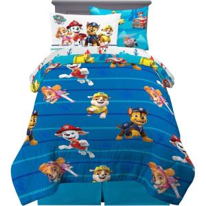 imageFranco Kids Bedding Super Soft Comforter and Sheet Set with Sham 7 Piece Full Size PokemonPaw Patrol