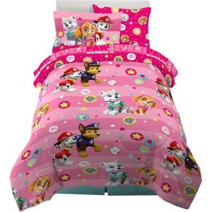 imageFranco Kids Bedding Super Soft Comforter and Sheet Set with Sham 7 Piece Full Size PokemonPaw Patrol Girls