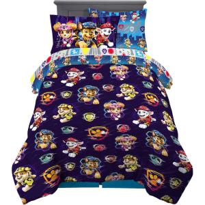 imageFranco Kids Bedding Super Soft Comforter and Sheet Set with Sham 7 Piece Full Size PokemonPaw Patrol Movie