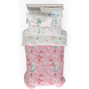 imageFranco Kids Bedding Super Soft Comforter and Sheet Set with Sham 7 Piece Full Size PokemonThe Smurfs  Smurfette