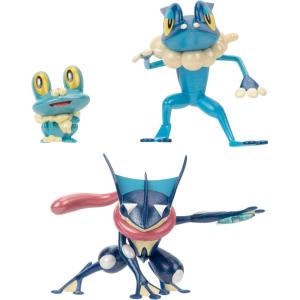imagePokemon Select Evolution Pack  Features 2Inch Froakie 3Inch Frogadier and 45Inch Greninja Battle FiguresEvolution Pack 1
