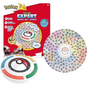 imagePokemon Trainer Expert  Electronic Guessing Board Game Listen to The Game Master Clues to Identify 151 Different Pokemon Kids Ages 6 14 Players Brown Box Packaging