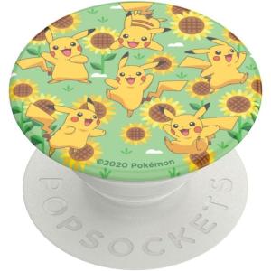 imagePopSockets Phone Grip with Expanding Kickstand Adhesive Grip PopOut POKEMON  Hey PikachuPikachu Pattern