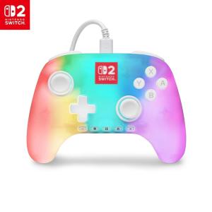 imagePowerA Advantage Wireless Controller for Nintendo Switch 2  Pokmon Mega Evolutions Officially Licensed Hall Effects Mappable Buttons Pro Controller C Button Motion ControlsLumectra White