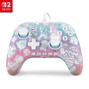 imagePowerA Advantage Wireless Controller for Nintendo Switch 2  Pokmon Mega Evolutions Officially Licensed Hall Effects Mappable Buttons Pro Controller C Button Motion ControlsMushroom Kingdom