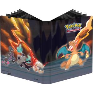imageUltra PRO  Gallery Series Scorching Summit 9Pocket PROBinder for Pokmon ft Charizard Salazzle Torkoal amp Alolan Marowak Protect amp Store Pokmon Cards Gaming Cards Collectible Cards
