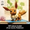 imageLEGO Pokmon Eevee  Collectible Building Set for Adults Ages 18  Posable Pokmon Figure for Display  Desk Bookshelf or Home Office Decor  Gift for Men amp Women  72151