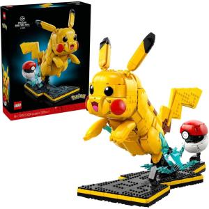 imageLEGO Pokmon Pikachu and Pok Ball  Collectible Building Sets for Adults Ages 18  Pokmon Figure for Display  Desk Shelf or Office Decor  Gift for Men amp Women  72152