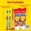 image:imageColgate Kids Pokemon Toothbrush and Kids Toothpaste Gift Set Includes PokemonThemed Battery Toothbrush 2 Bubblegum Flavored Fluoride Toothpastes and 2 Manual ToothbrushesPokemon