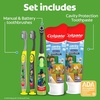 image:imageColgate Kids Pokemon Toothbrush and Kids Toothpaste Gift Set Includes PokemonThemed Battery Toothbrush 2 Bubblegum Flavored Fluoride Toothpastes and 2 Manual ToothbrushesMinecraft