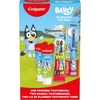 image:imageColgate Kids Pokemon Toothbrush and Kids Toothpaste Gift Set Includes PokemonThemed Battery Toothbrush 2 Bubblegum Flavored Fluoride Toothpastes and 2 Manual ToothbrushesBluey