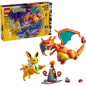 image:imageLEGO Pokmon SMART Play Charizard vs Jolteon Ultimate Battle  AllinOne Set with 2 SMART Bricks 4 Tags 2 Figures amp Charger  Interactive Toy  Gift for Boys and Girls Ages 8  72167